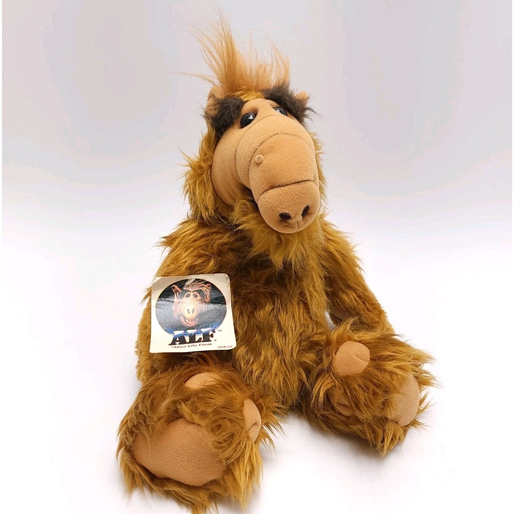 ALF Plush Doll Vintage 1986 18" Coleco Alien Productions Stuffed Animal‎ Toy
